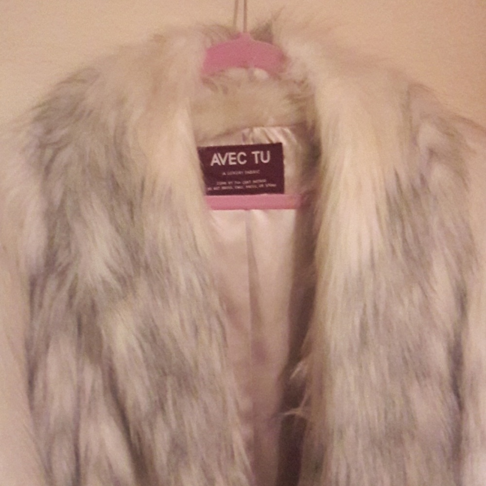 Luxury faux fur jacket